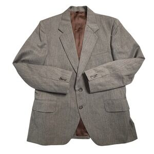 Vintage Kuppenheimer Kupp‎ Men's Gray Blazer Sport Coat Size 42R EUC!